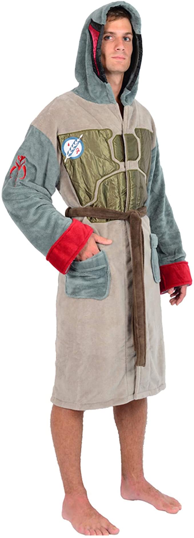 Star Wars Boba Fett Adult Hooded Fleece Robe