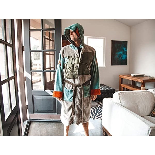 Star Wars Boba Fett Adult Hooded Fleece Robe