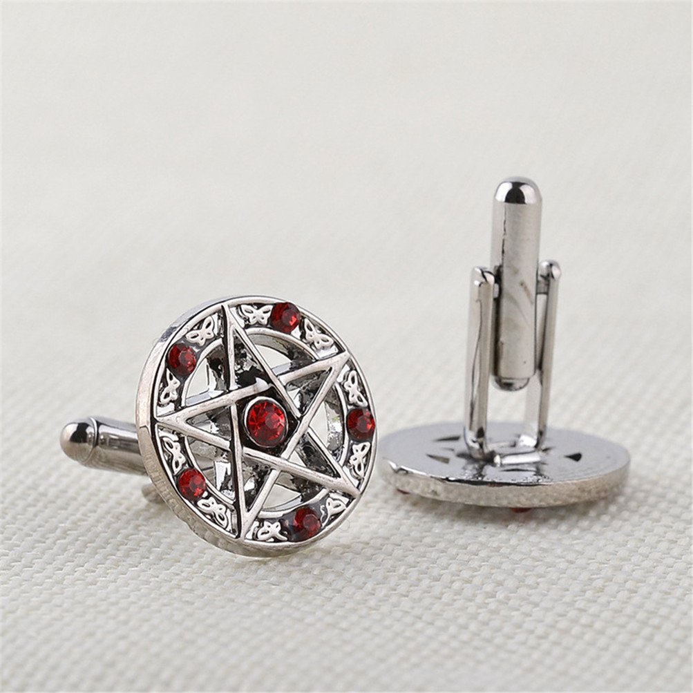 Star With Crystals Cufflinks