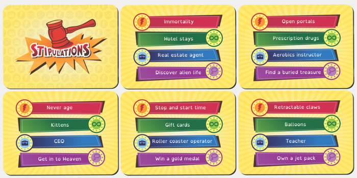 Stipulations Party Game