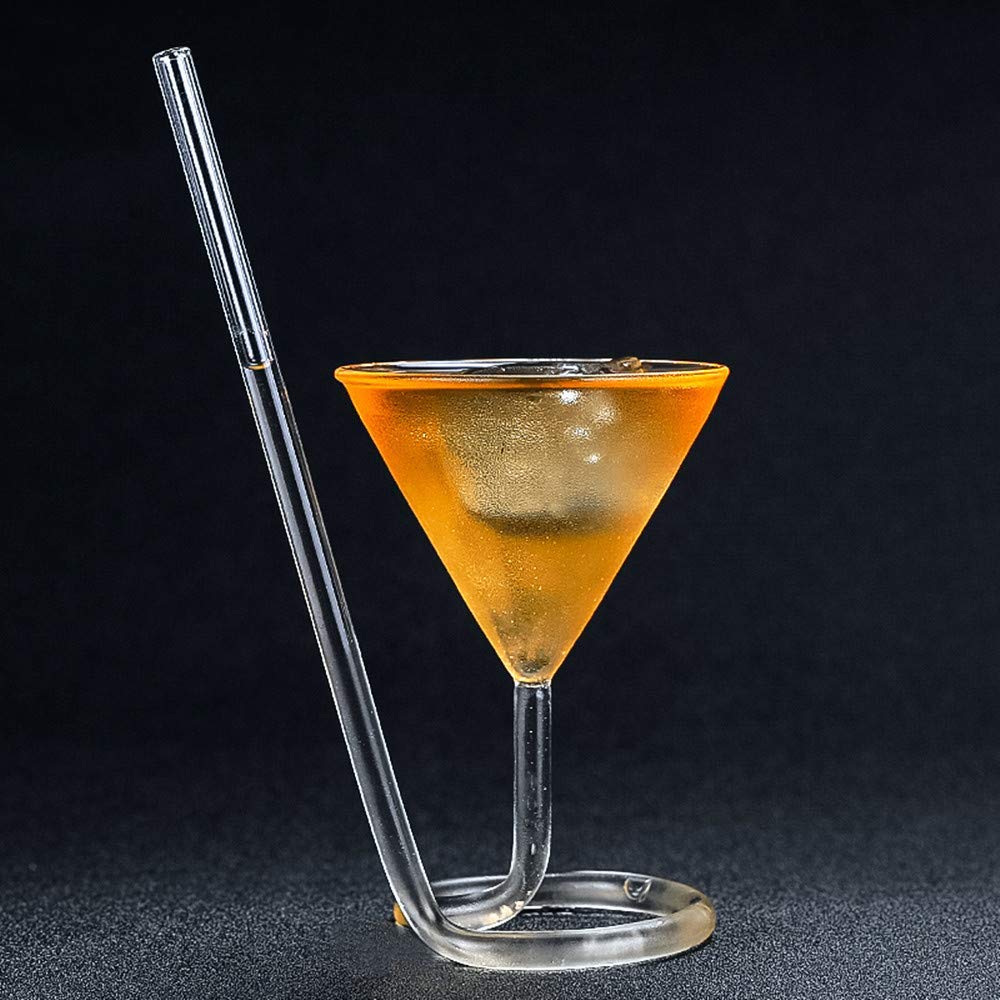 Straw Cocktail Glasses