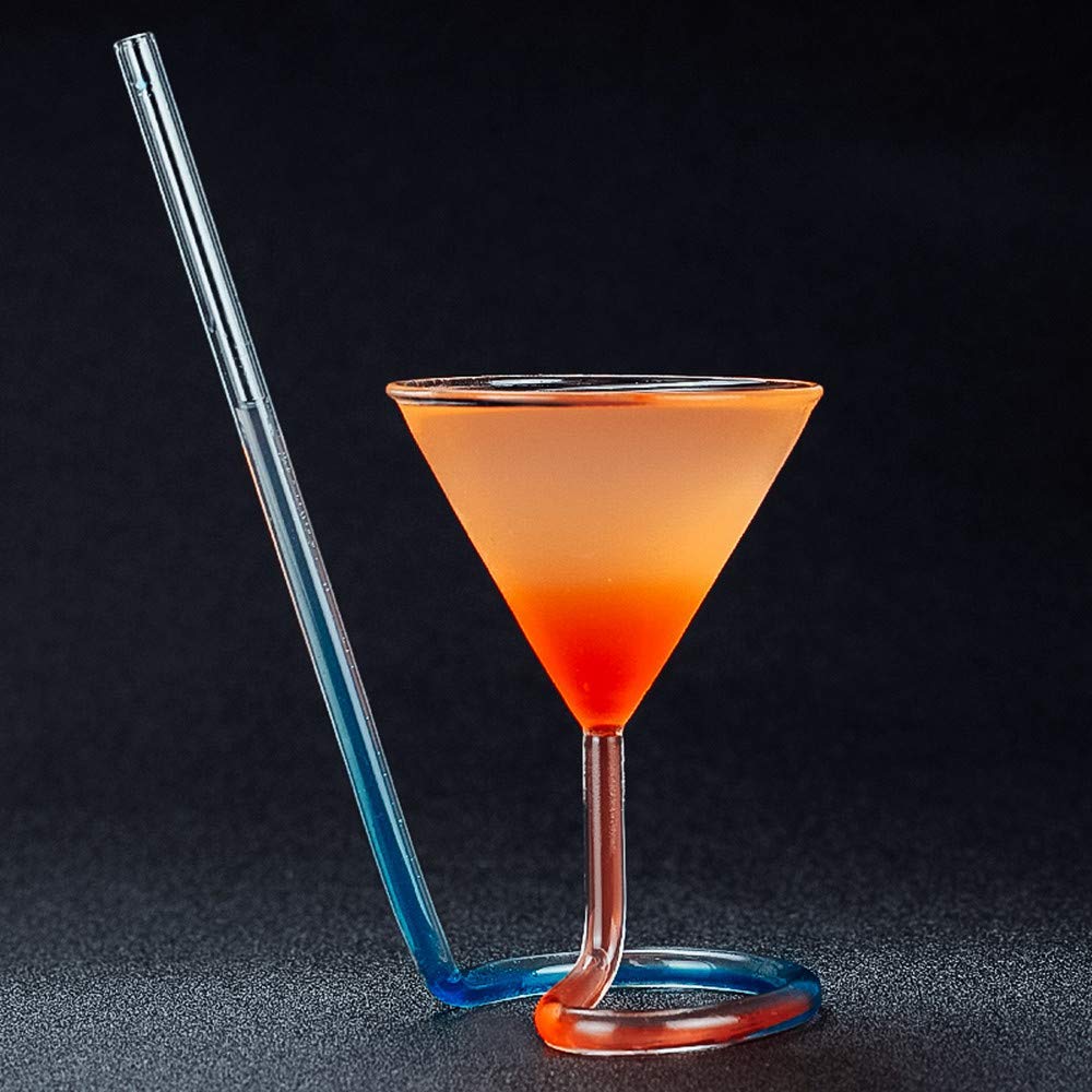 Straw Cocktail Glasses