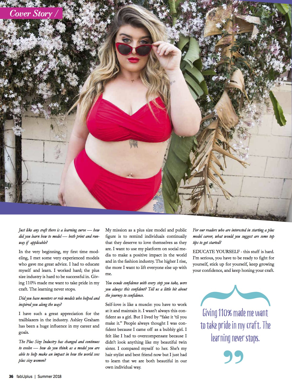 Subscription To FabUplus - Body Positive Magazine