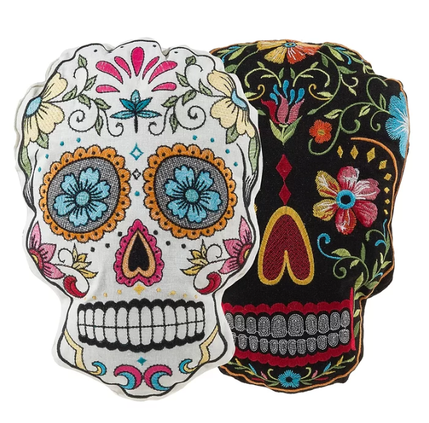 Sugar Skulls Throw Pillow