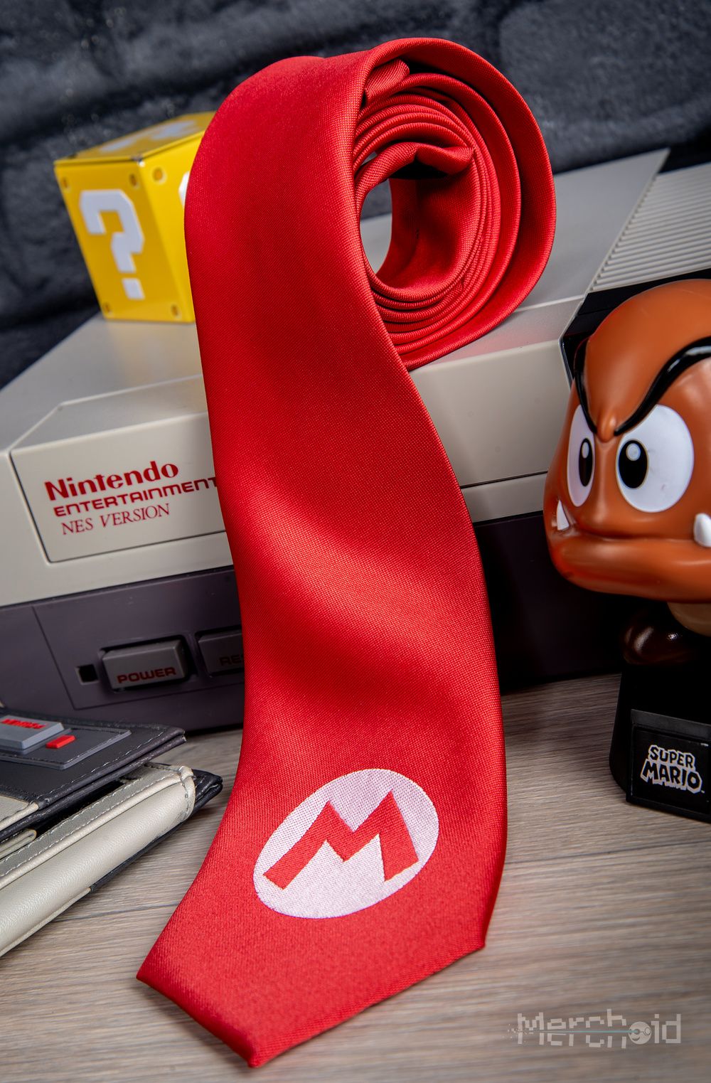 Super Mario Badge Necktie