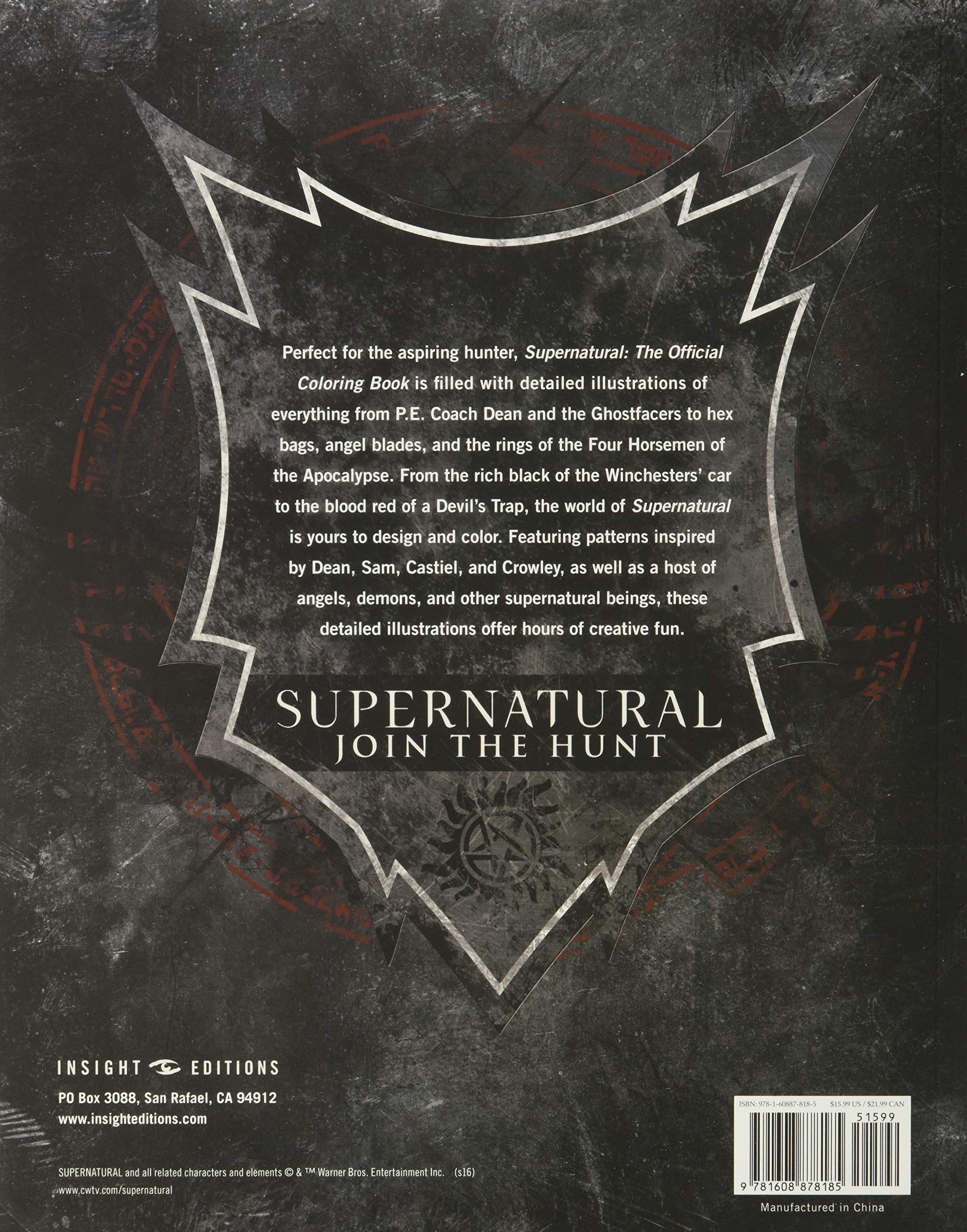 Supernatural: The Official Coloring Book