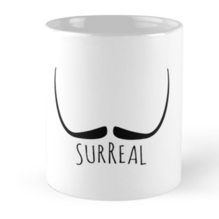 Surreal Moustache (Dali) Mug