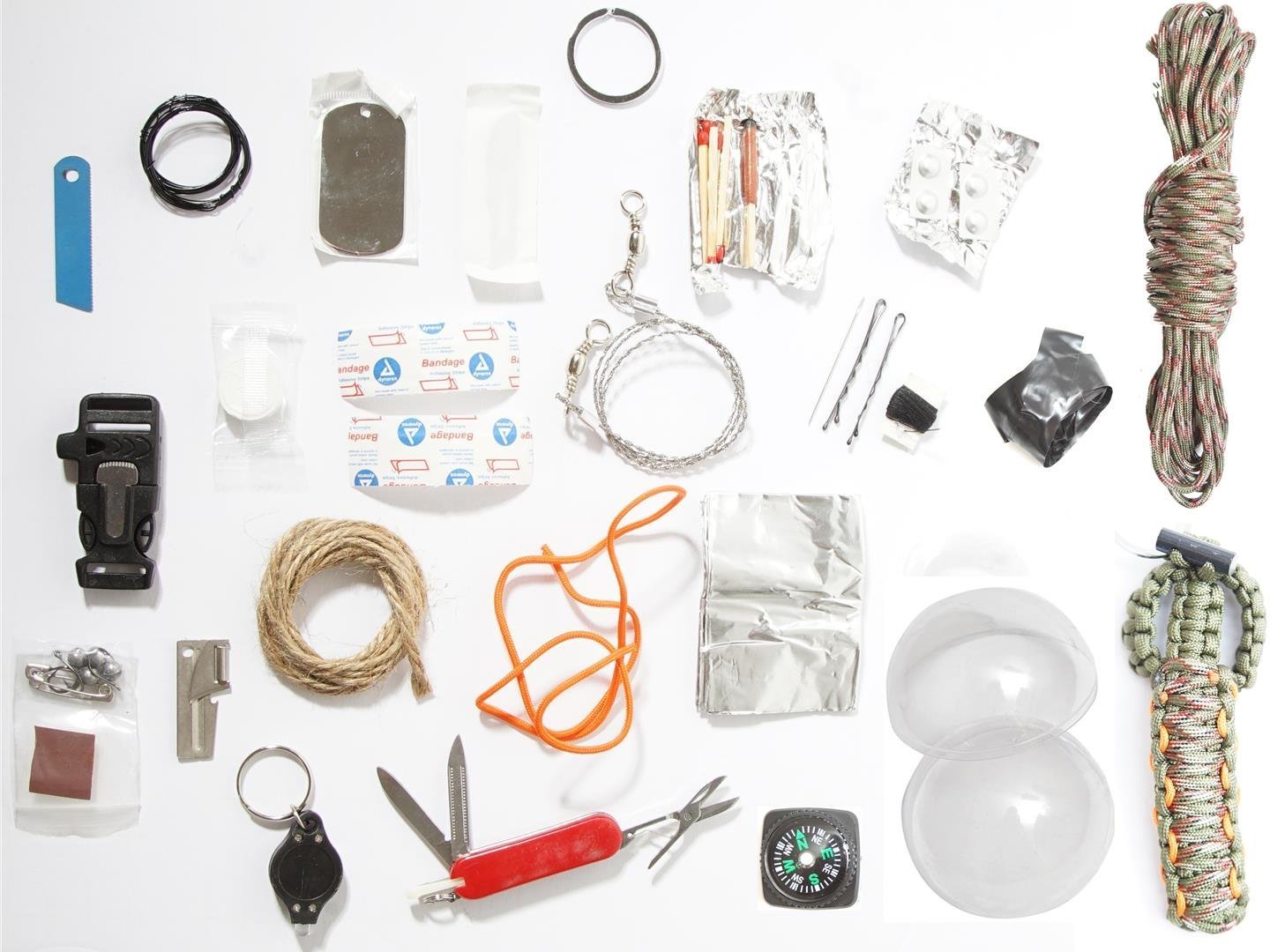 Survival Kit Paracord Grenade