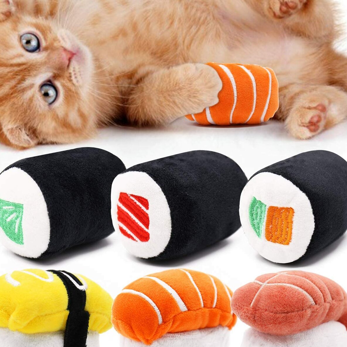 Sushi Cat Toys