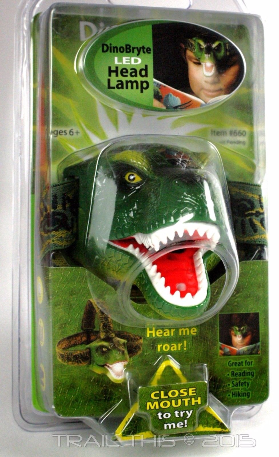 T-Rex Headlamp for Kids