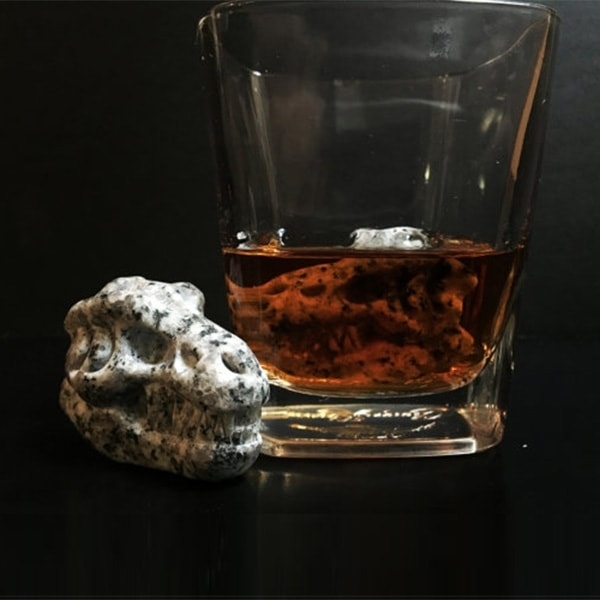 T-Rex Skull Whiskey Rocks