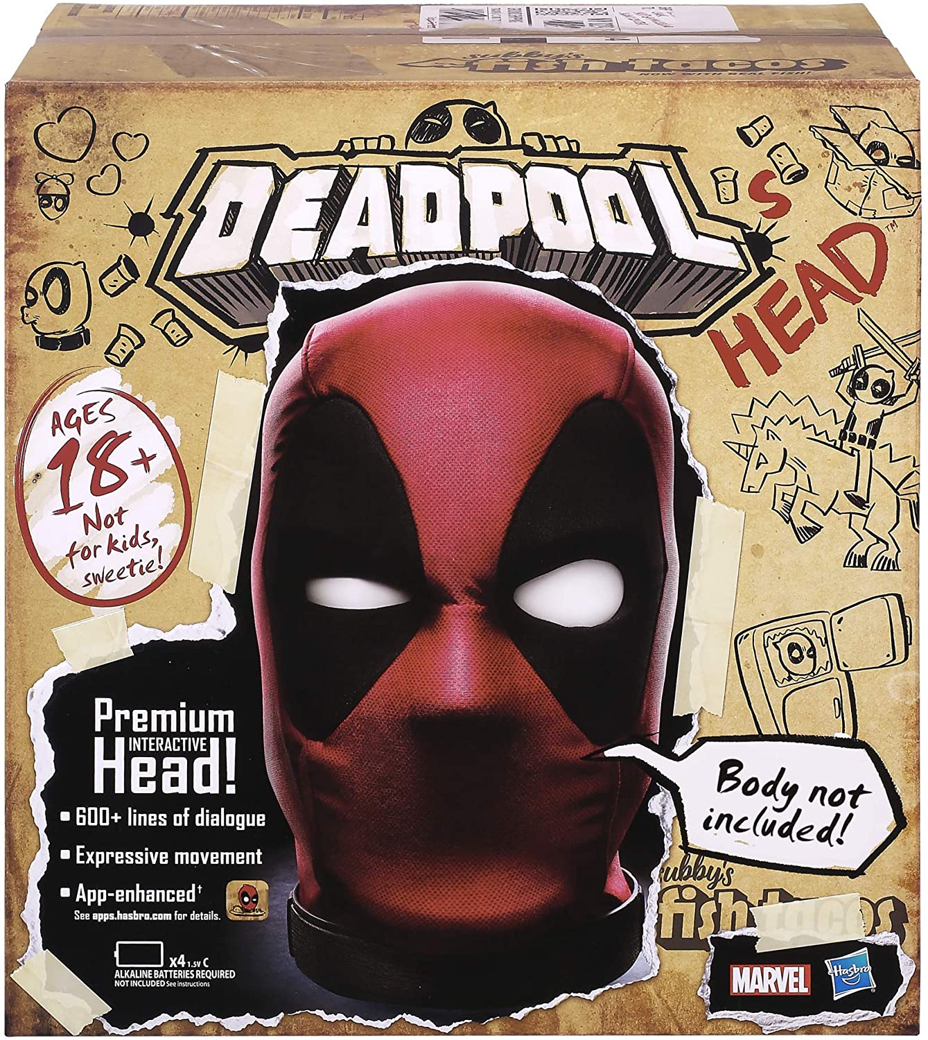 Talking Deadpool Head
