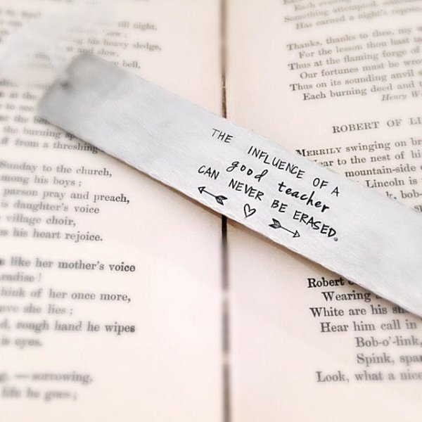 Teacher Appreciation Bookmark