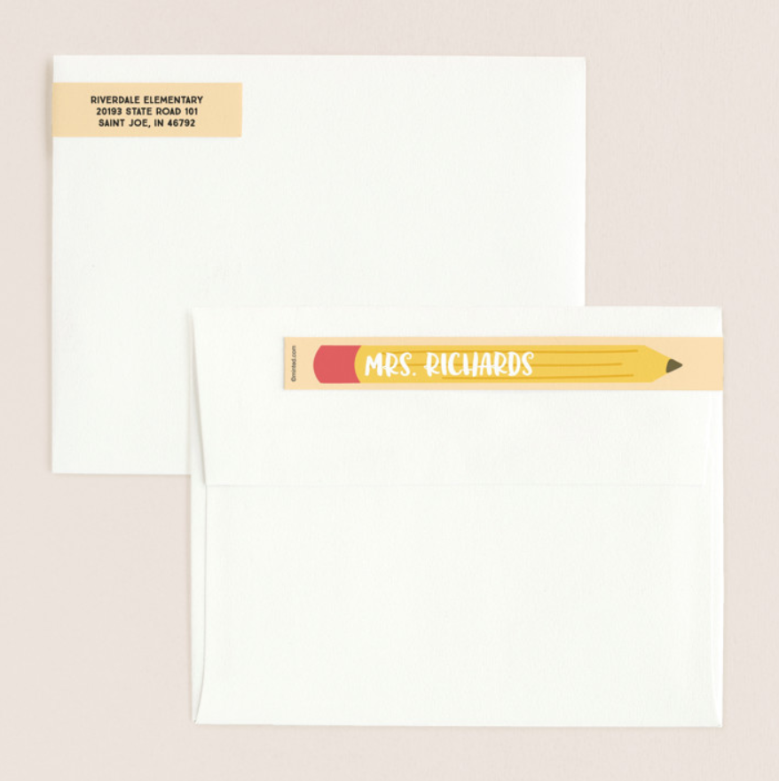 Teacher's Personalized Stationery