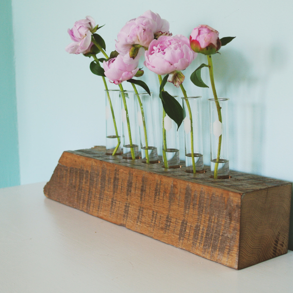 Test Tube Flower Rack