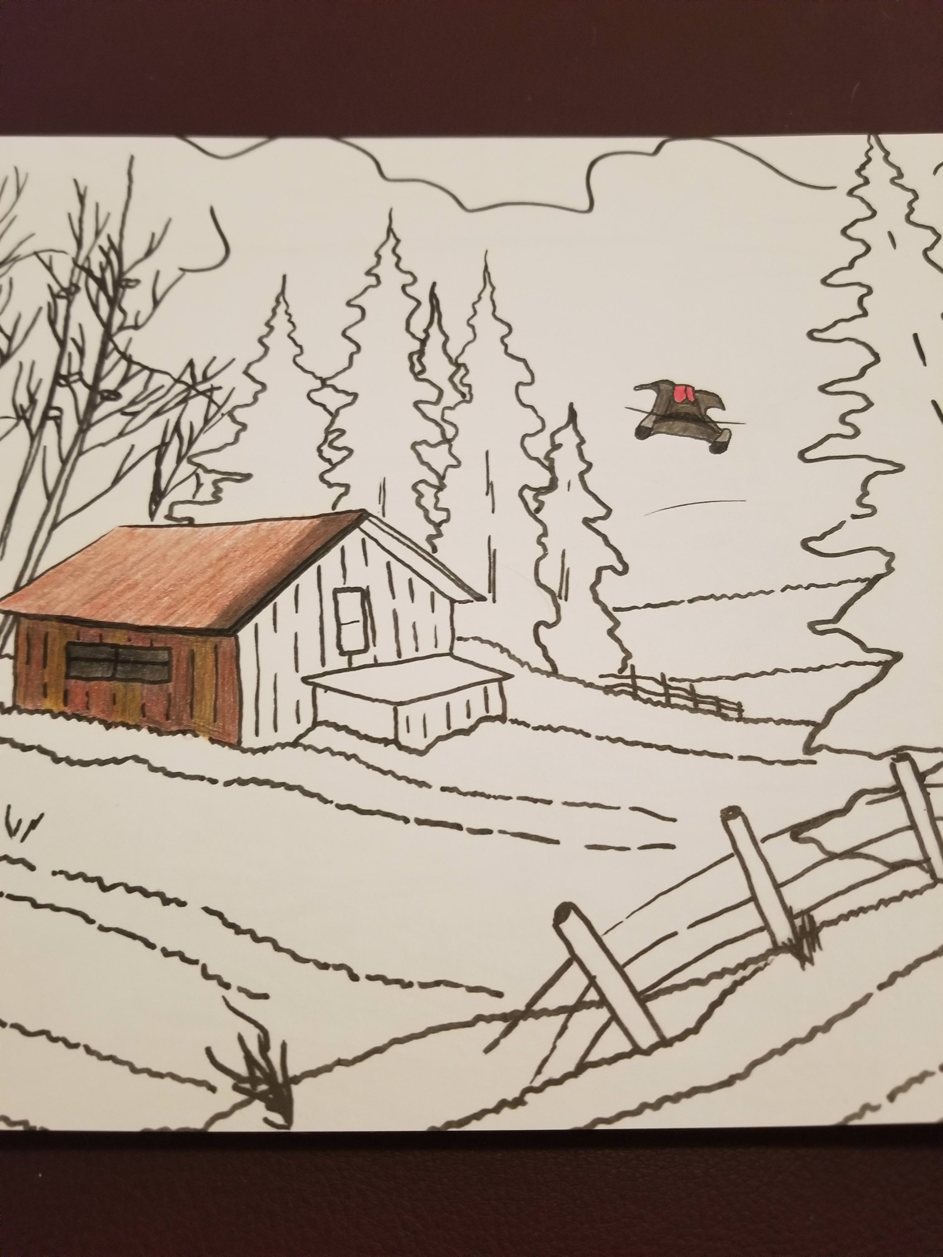 The Bob Ross Coloring Book