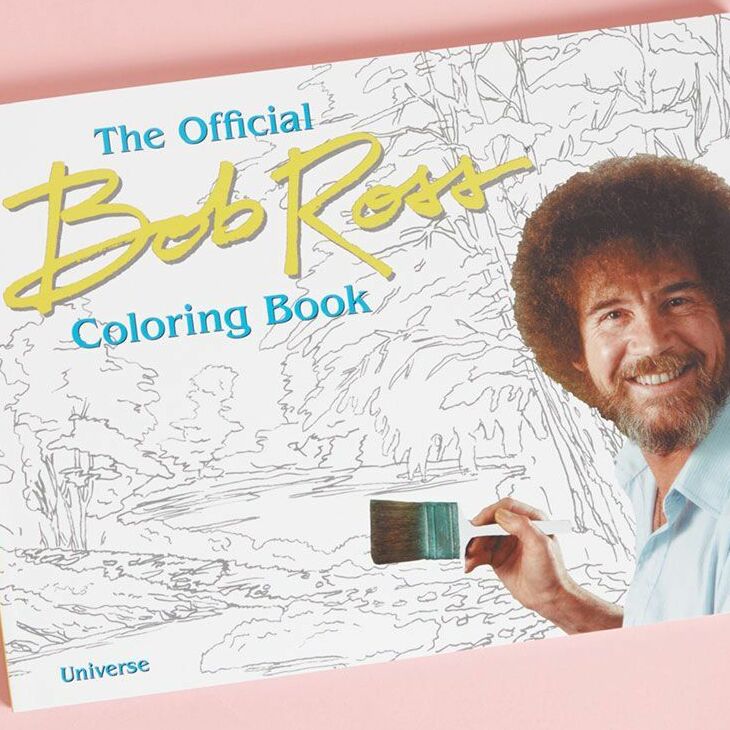 The Bob Ross Coloring Book