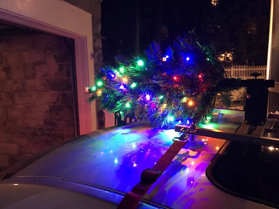 The Car Top Christmas Tree