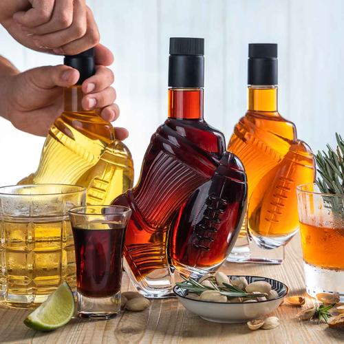 The Football Whiskey Bottle