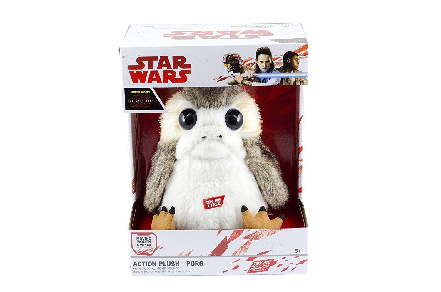 The Last Jedi: Life-Sized Interactive Action Porg Plush