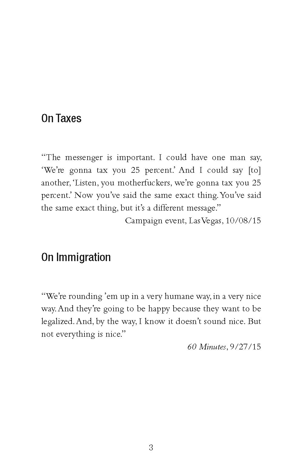 The Little Book of Trumpisms