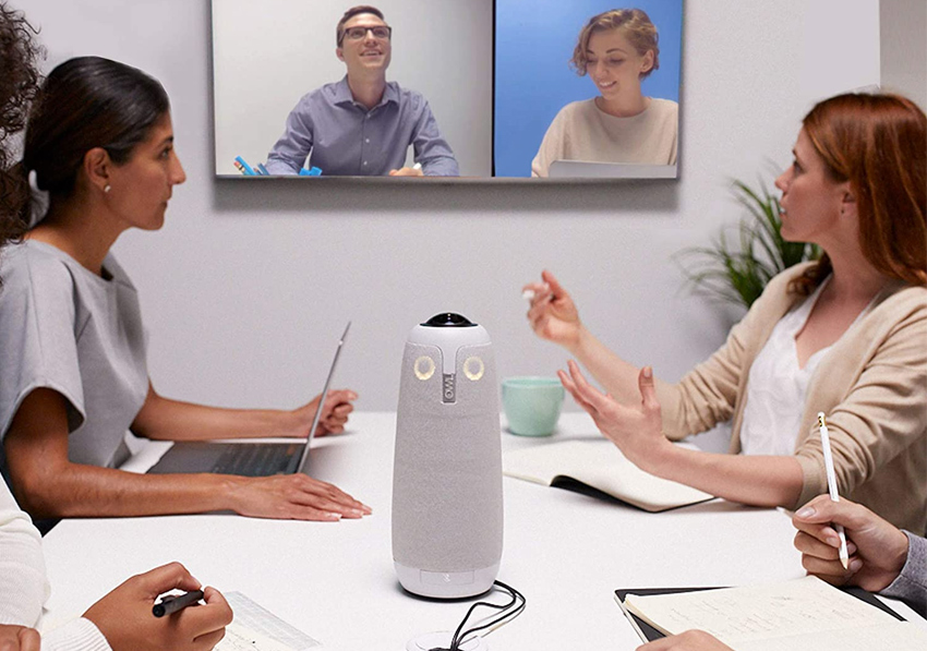 The Meeting Owl Pro is 360-degree Сamera, Mic, and Speaker