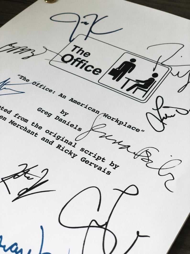 The Office Signed Script Copy