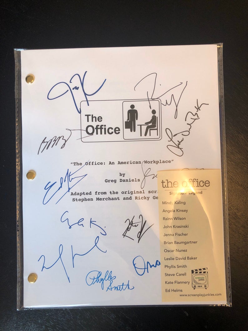 The Office Signed Script Copy