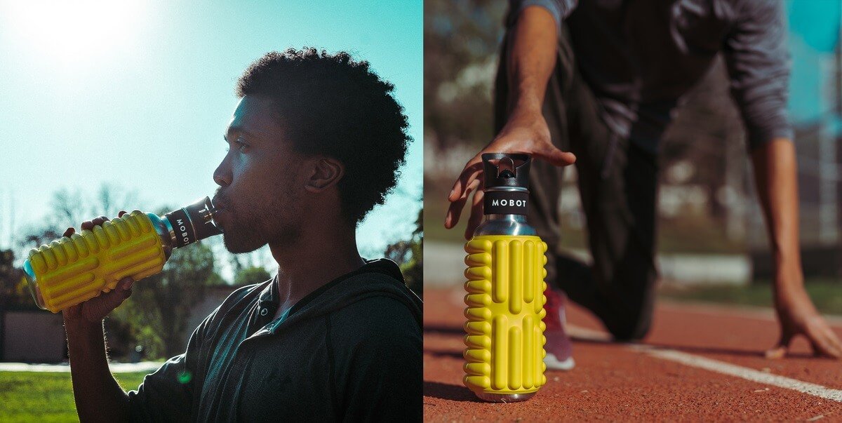 The Original 2-in-1 Foam Roller Water Bottle