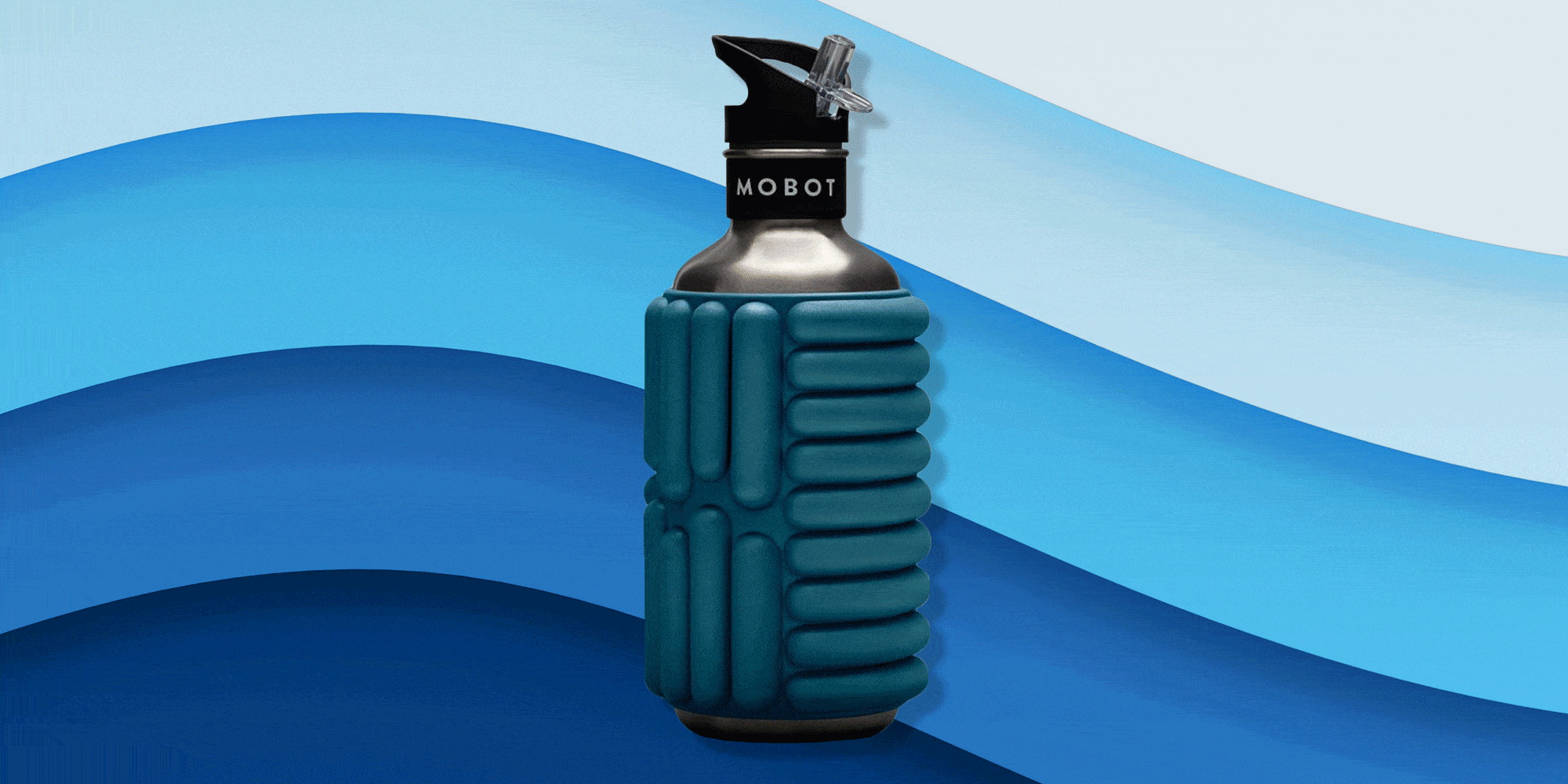 The Original 2-in-1 Foam Roller Water Bottle