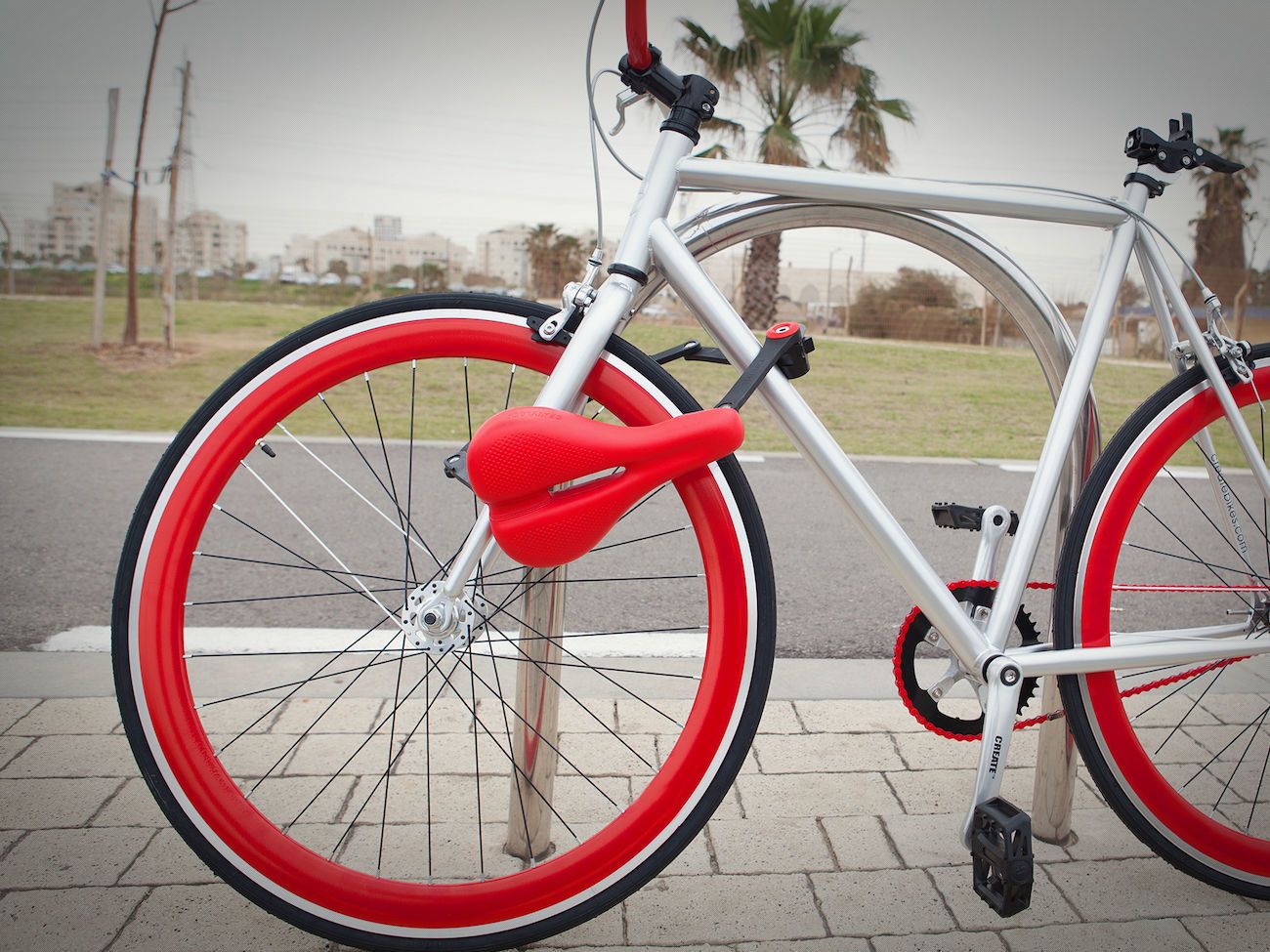 The Seatylock - Bicycle Seat And Bicycle Lock in One