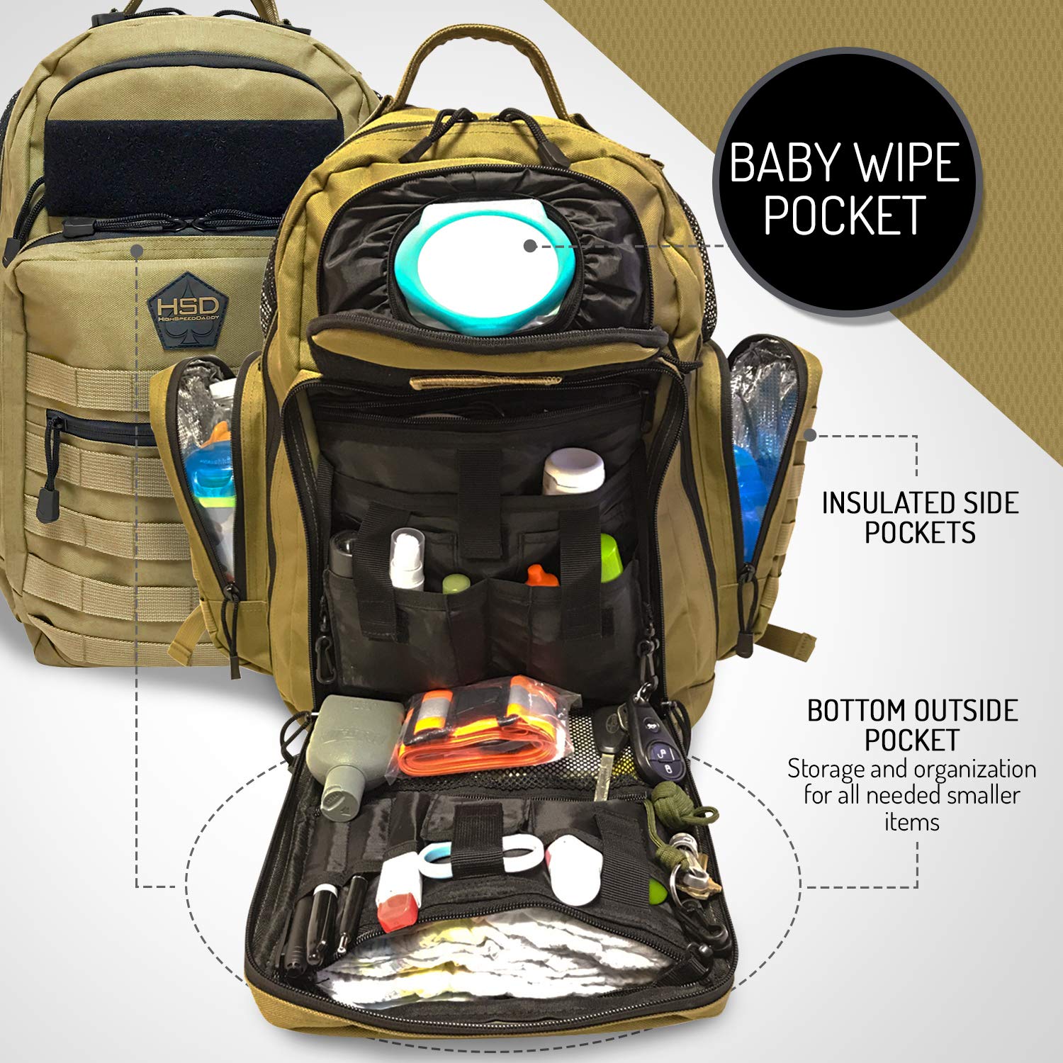 The Tactical Dad Diaper Backpack