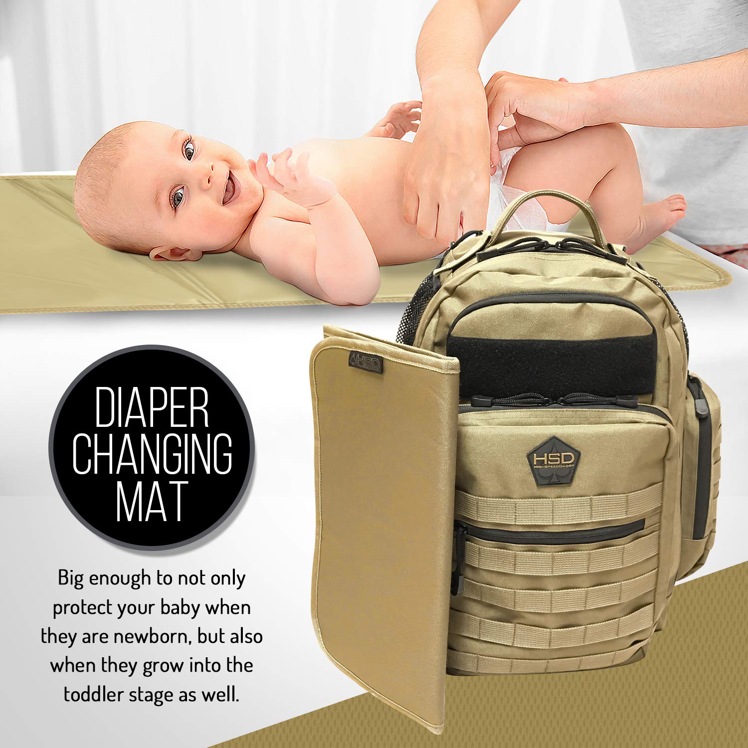 The Tactical Dad Diaper Backpack