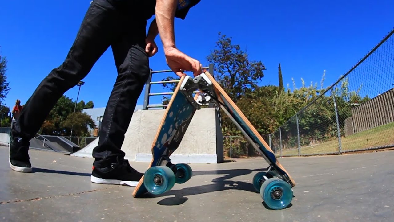 The World’s First Self-Folding Longboard