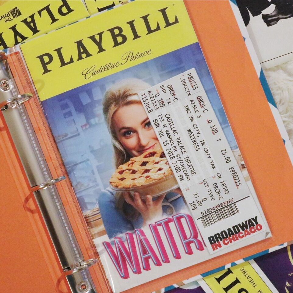 Theater Playbill Binder