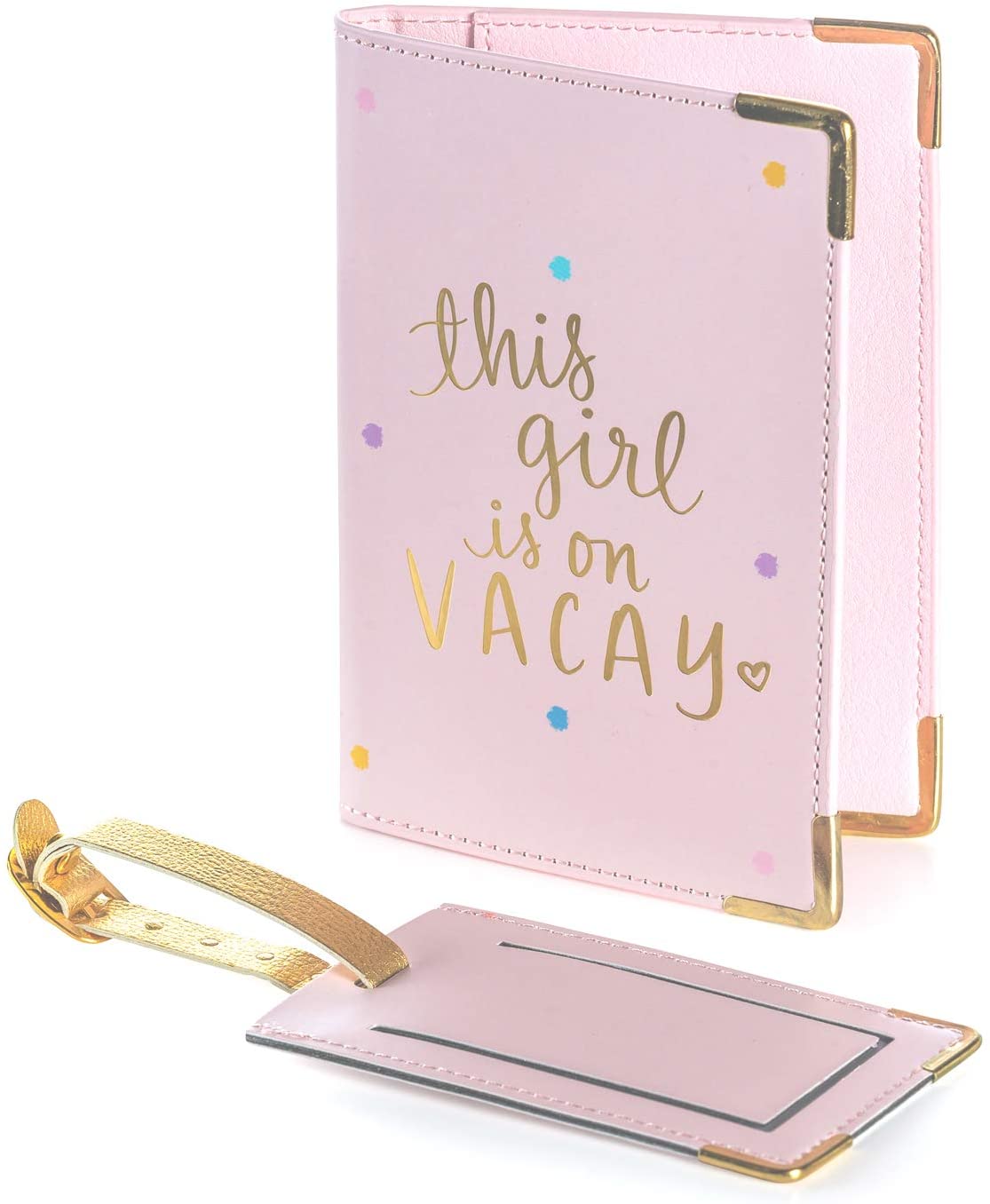  This Girl Is On Vacay Passport Cover And Luggage Tag Set