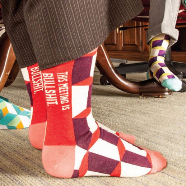 This Meeting Is Bullsh*t Woman's Socks