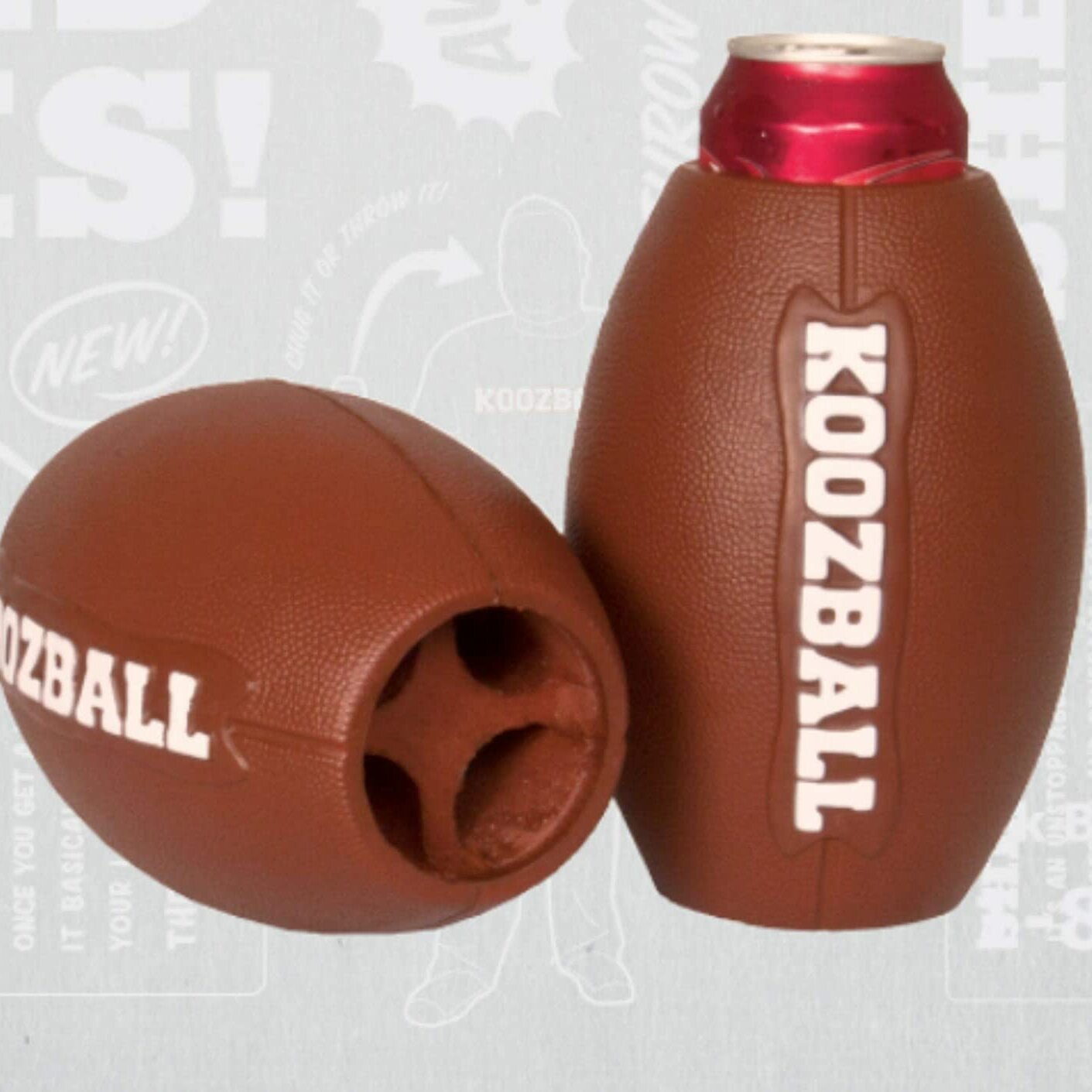 Throwable Football Can Cooler