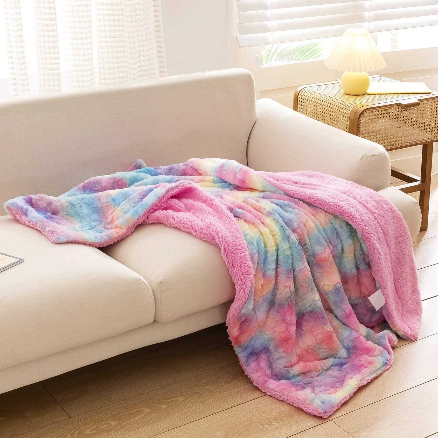 Tie Dye Throw Blanket 