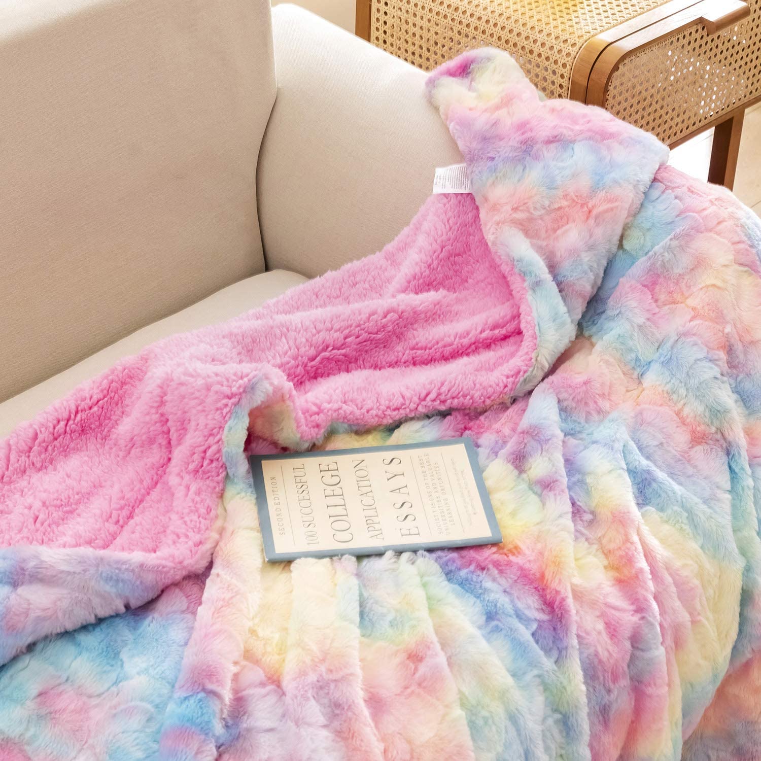 Tie Dye Throw Blanket 