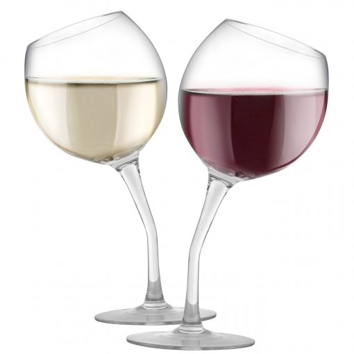 Tilted Wine Glass Set