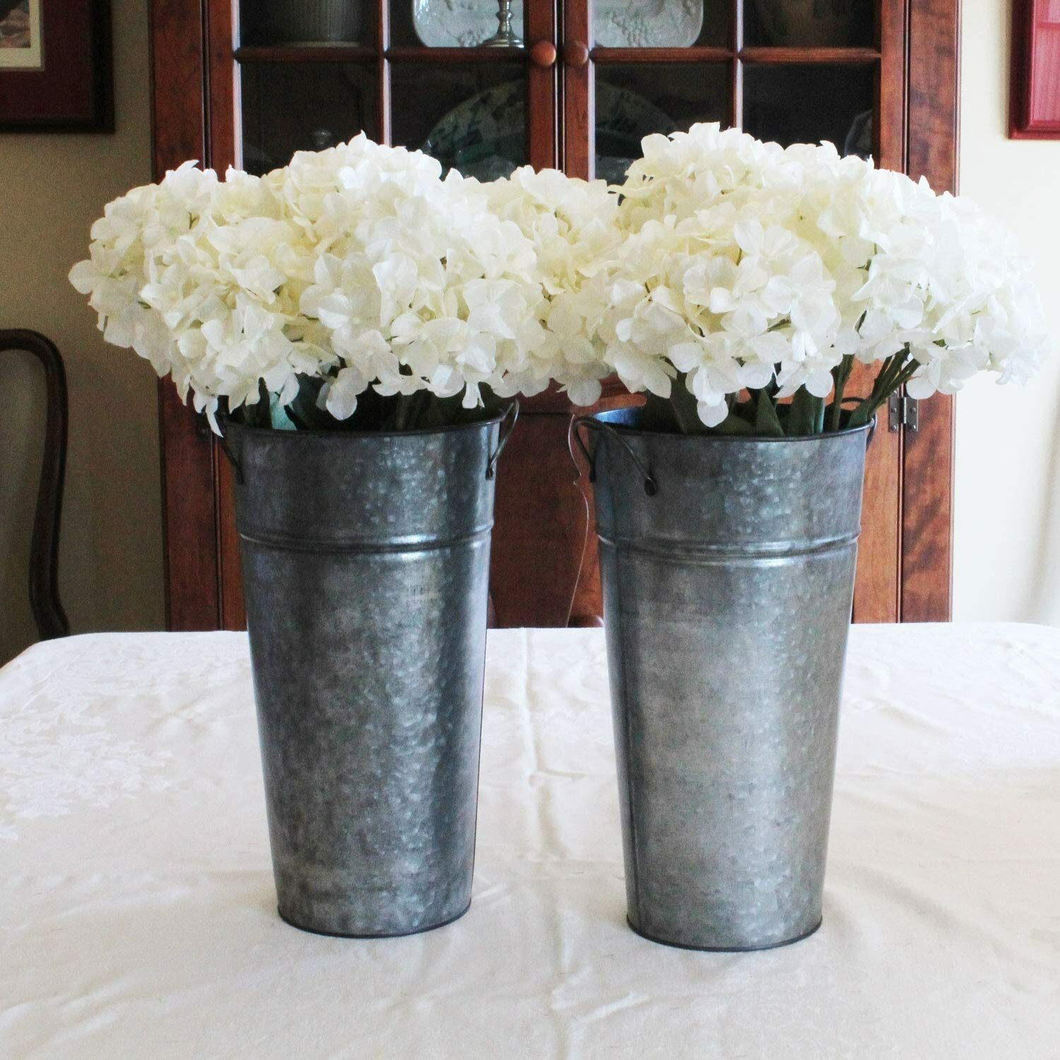 Tin Flower Vase