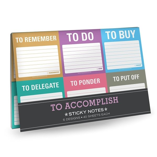 "To Accomplish" Sticky Notes Packet