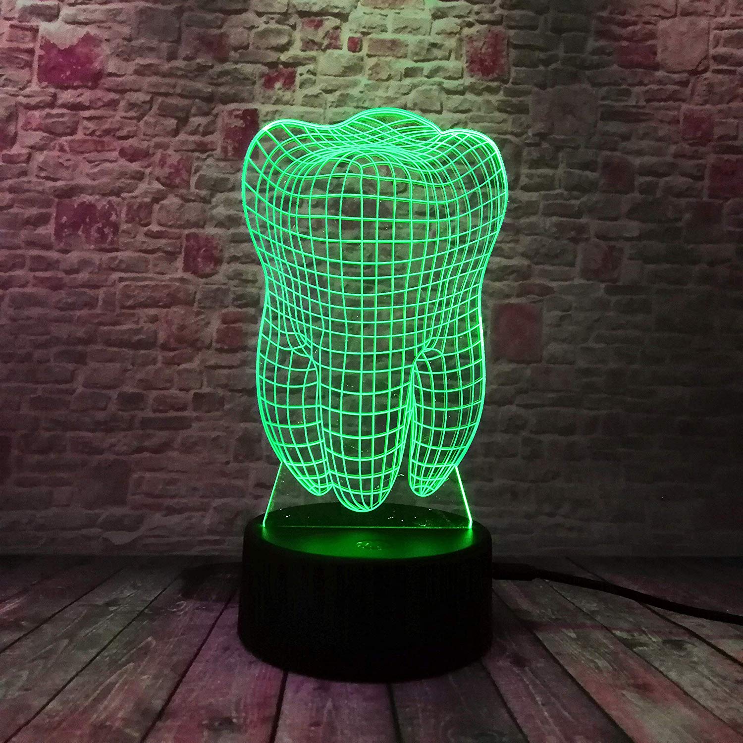 Tooth 3D LED Night Light