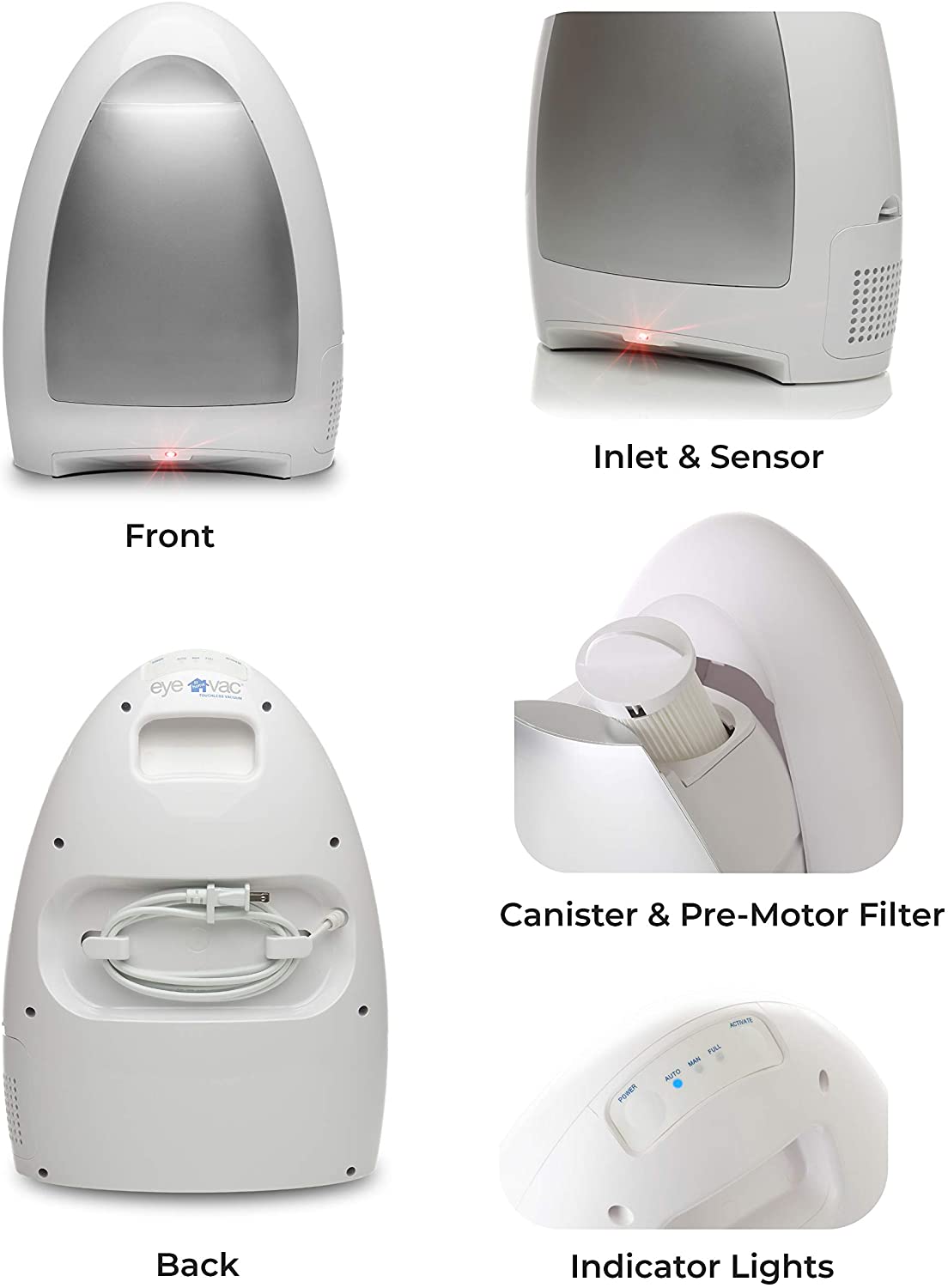 Touchless Stationary Vacuum Eliminates The Need For a Dustpan