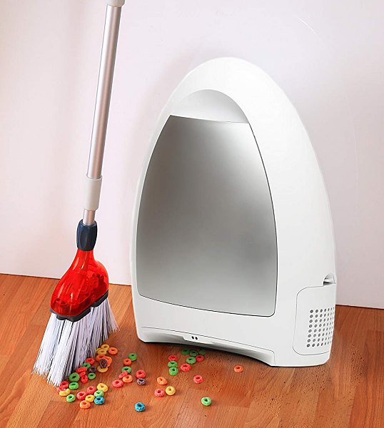 Touchless Stationary Vacuum Eliminates The Need For a Dustpan