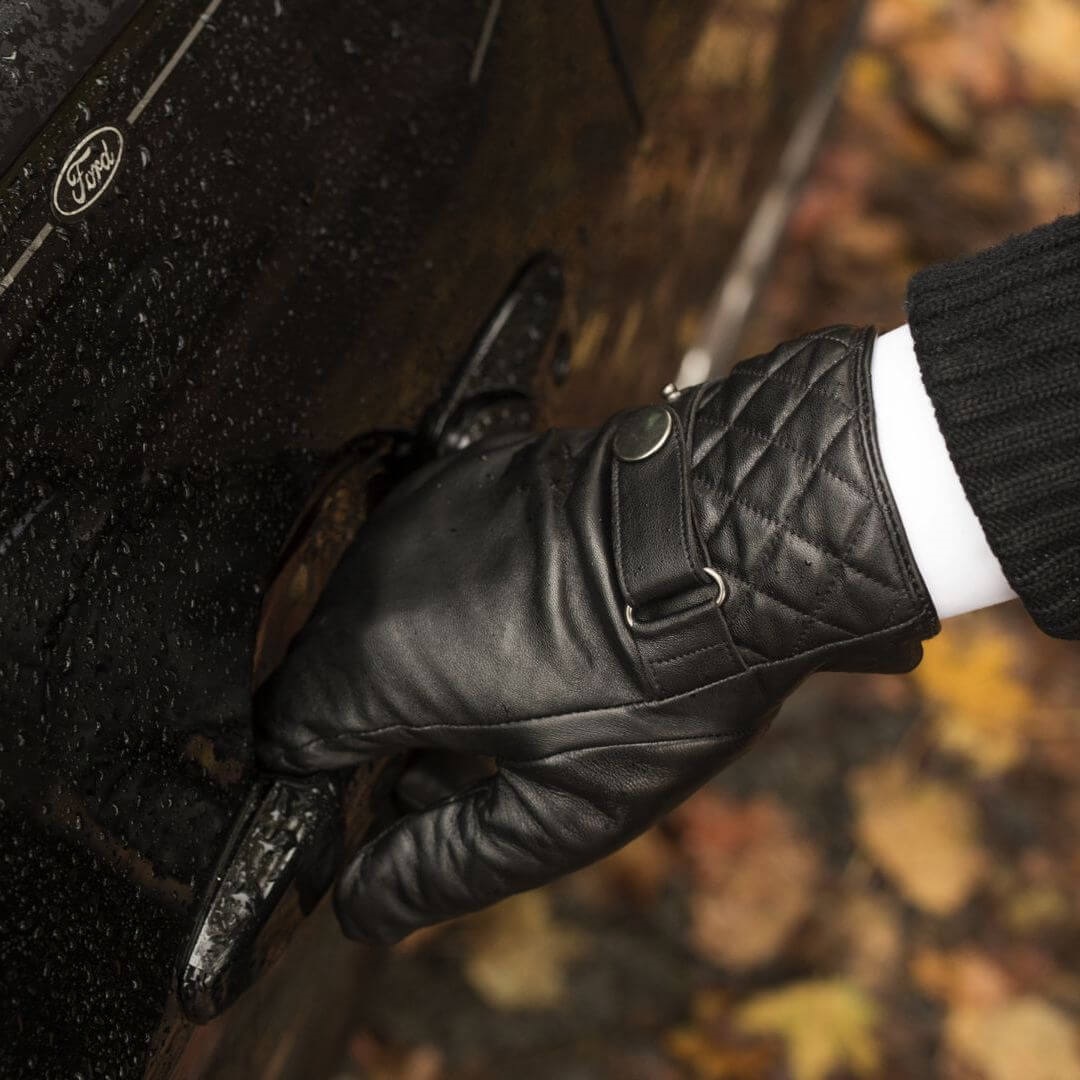 Touchscreen Leather Gloves