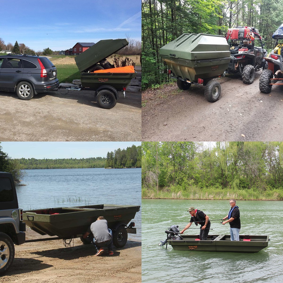 Trailer That Turns Into A Boat