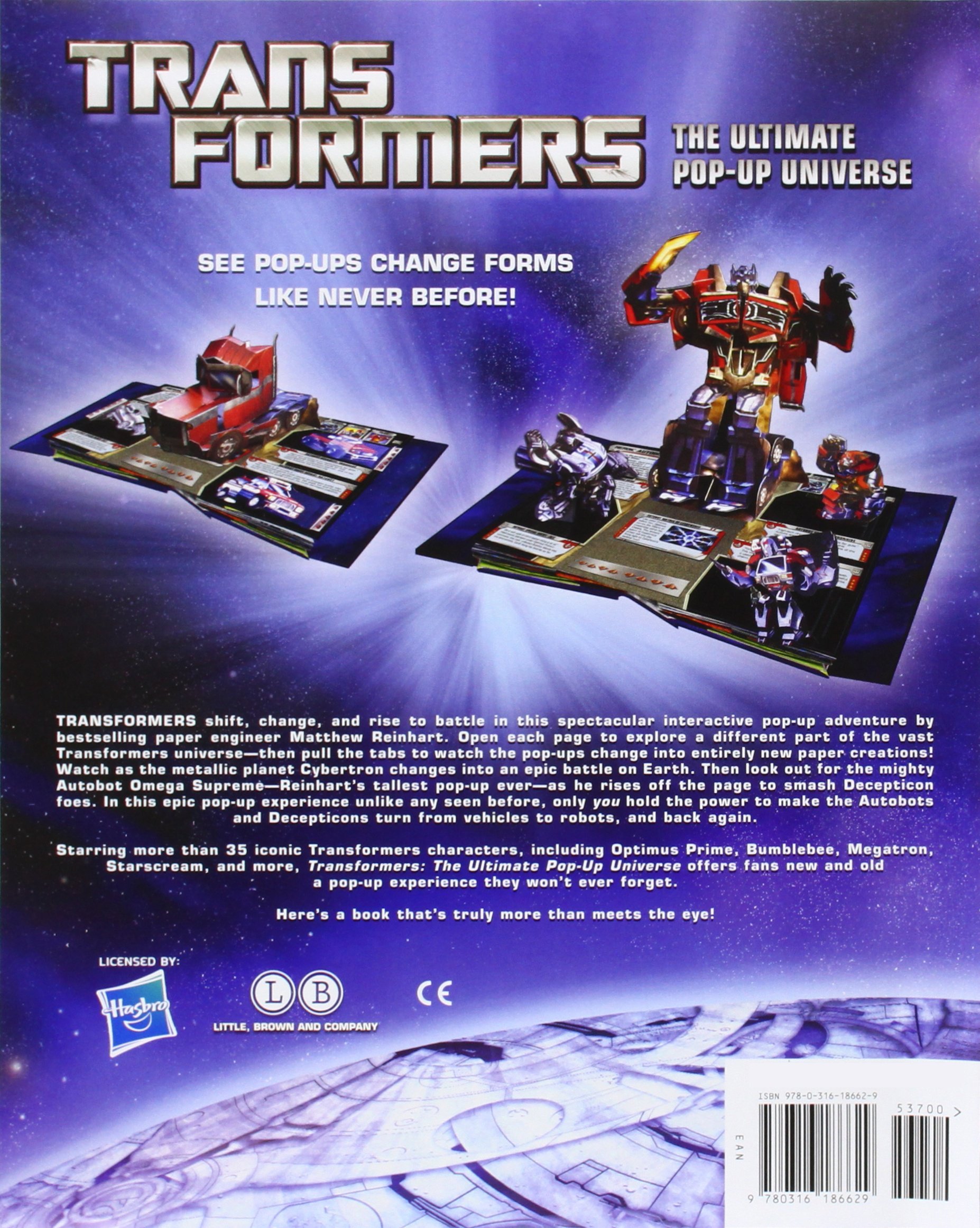 transformers pop up