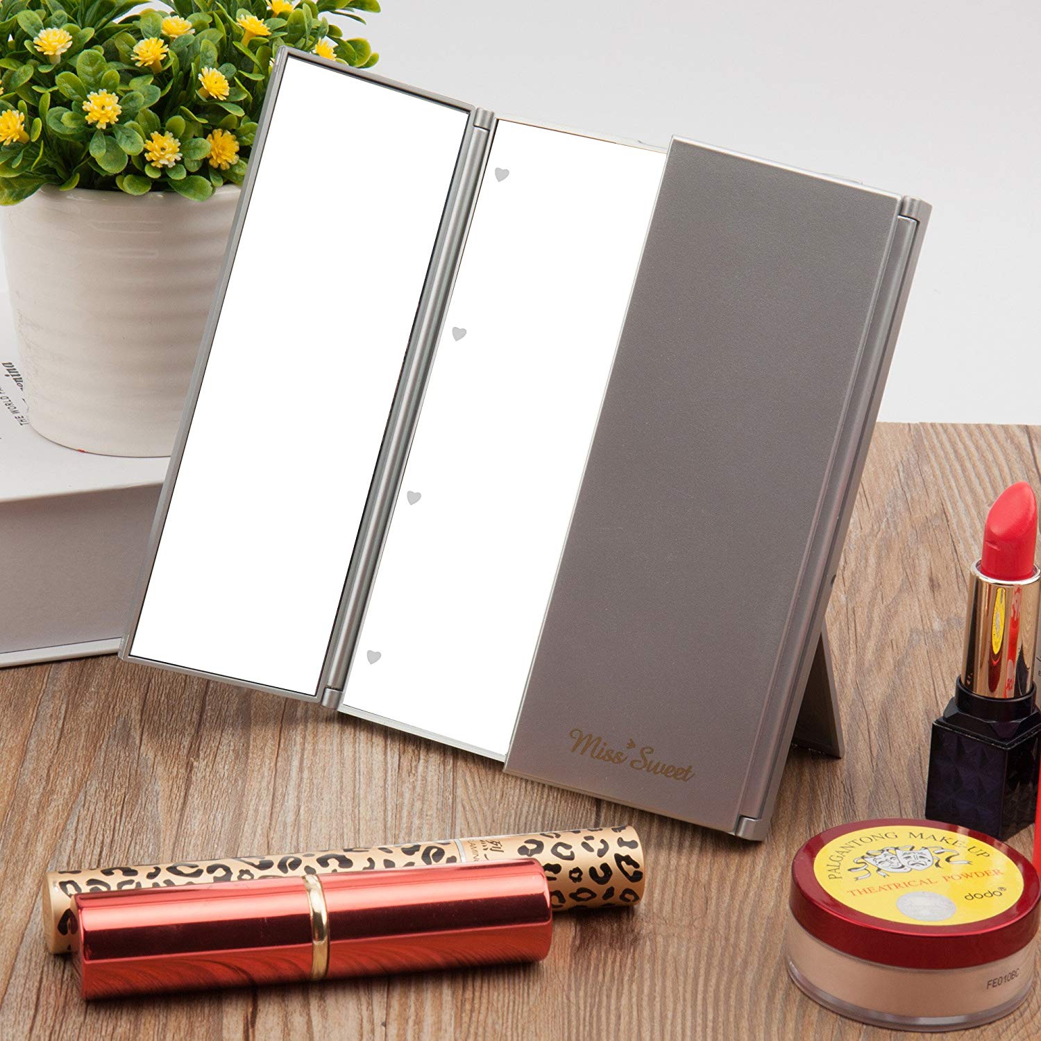 Tri-Fold Makeup Mirror
